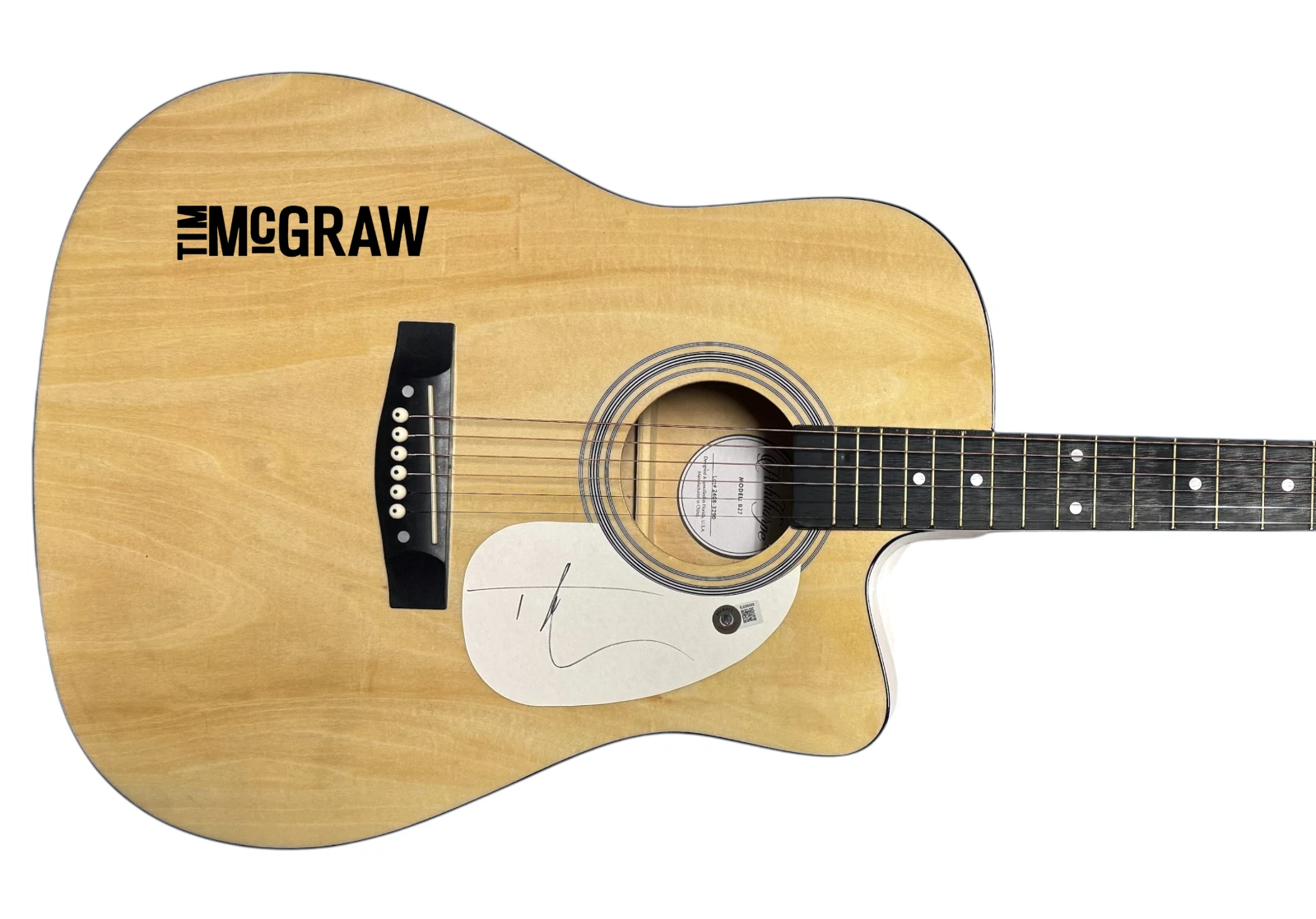 Tim McGraw Signed Autograph Full Size Acoustic Guitar Country Singer Beckett COA