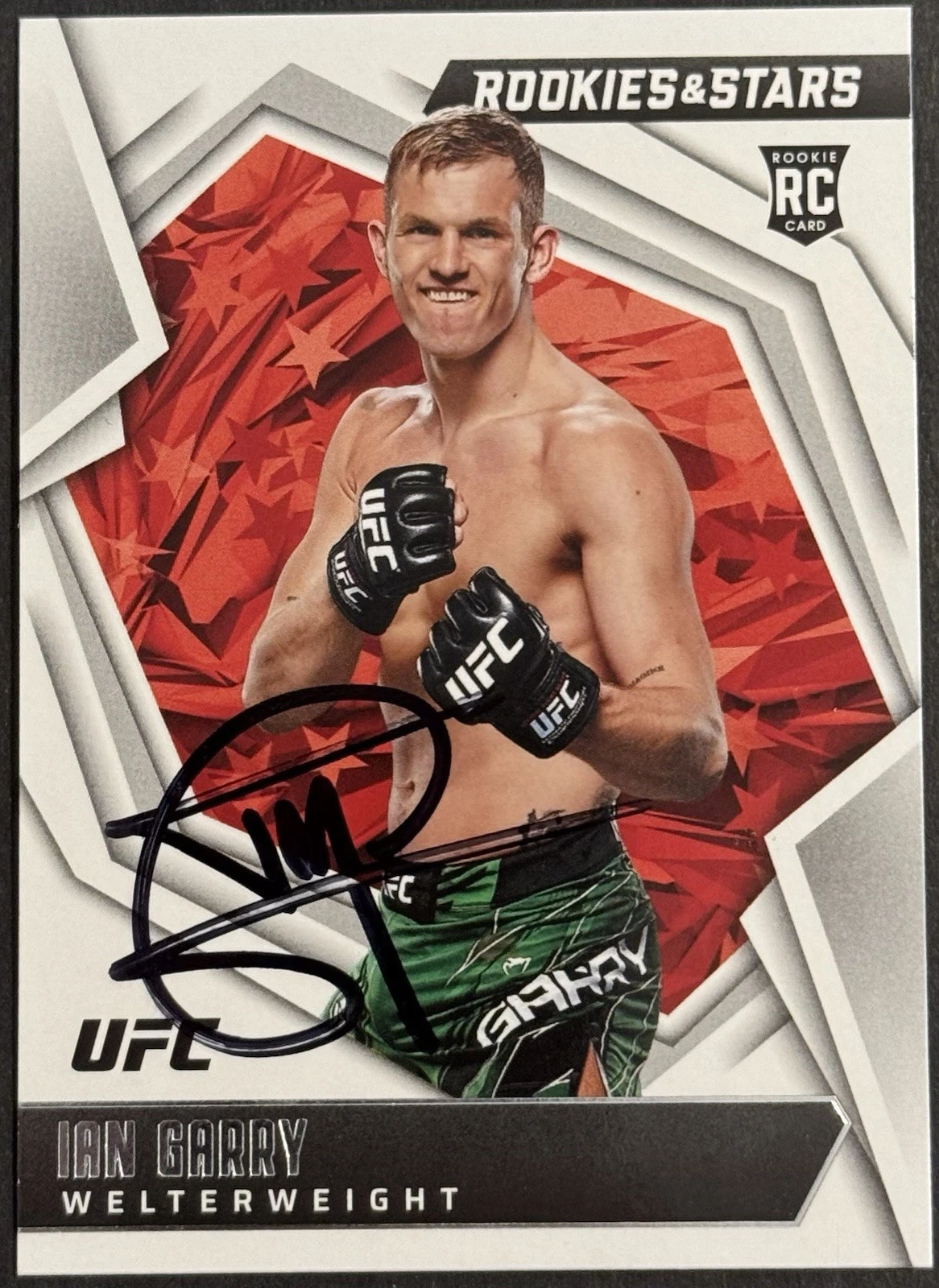 Ian Machado Garry Signed 2022 Rookies & Stars UFC Rookie Card BAS Beckett
