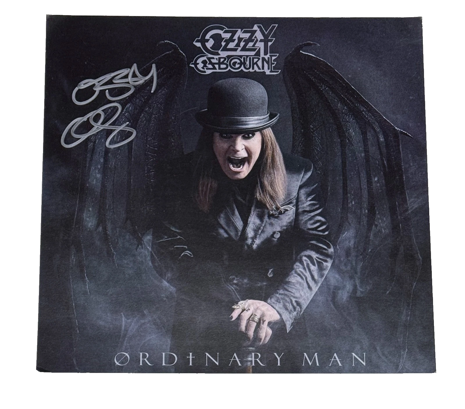 Ozzy Osbourne Signed Autograph Ordinary Man Album Flat Poster Black Sabbath COA