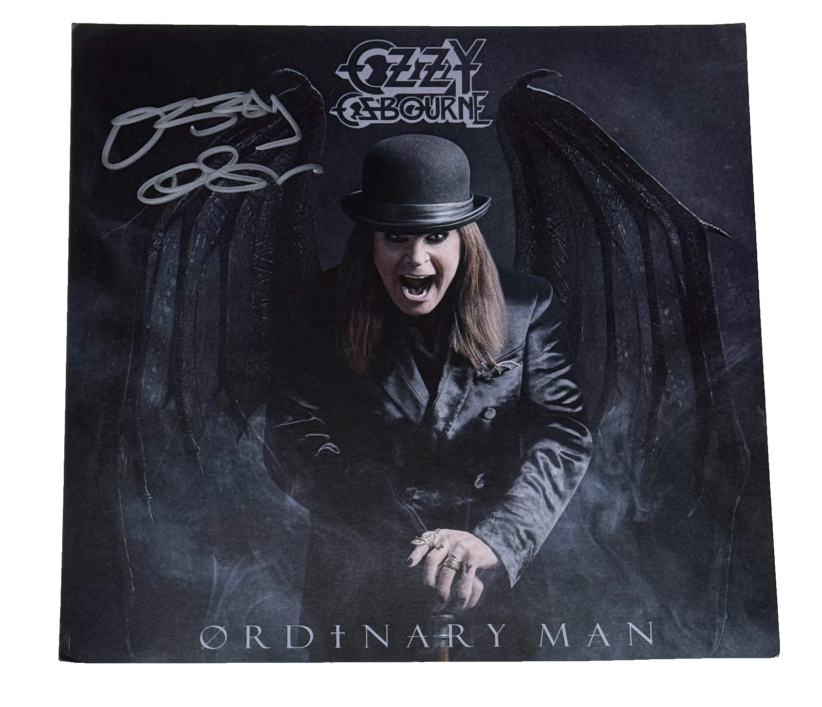 Ozzy Osbourne Signed Autograph Ordinary Man Album Flat Poster Black Sabbath COA