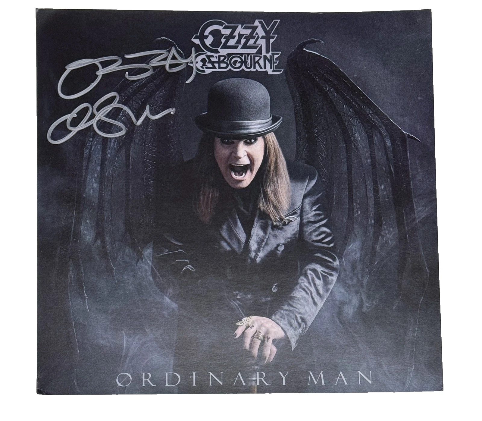 Ozzy Osbourne Signed Autograph Ordinary Man Album Flat Poster Black Sabbath COA
