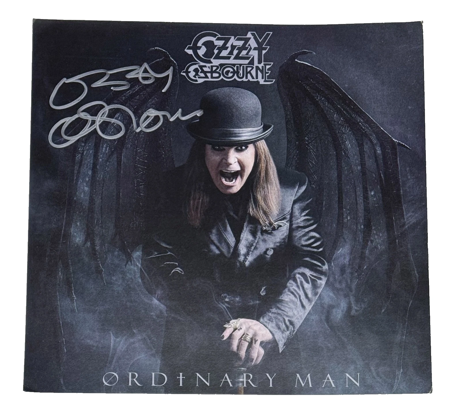 Ozzy Osbourne Signed Autograph Ordinary Man Album Flat Poster Black Sabbath COA