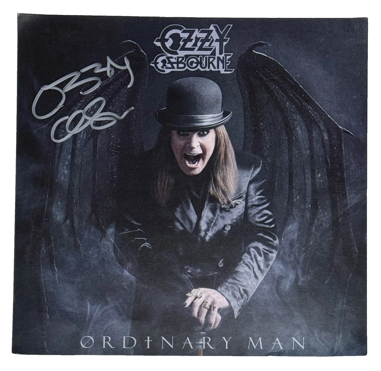 Ozzy Osbourne Signed Autograph Ordinary Man Album Flat Poster Black Sabbath COA