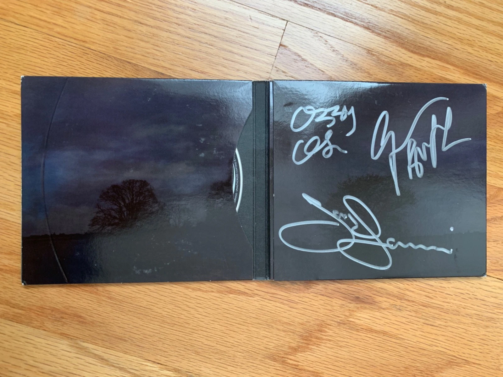 OZZY OSBOURNE HAND SIGNED 13 SABBATH CD       OZZY+IOMMI+GEEZER     JSA LETTER