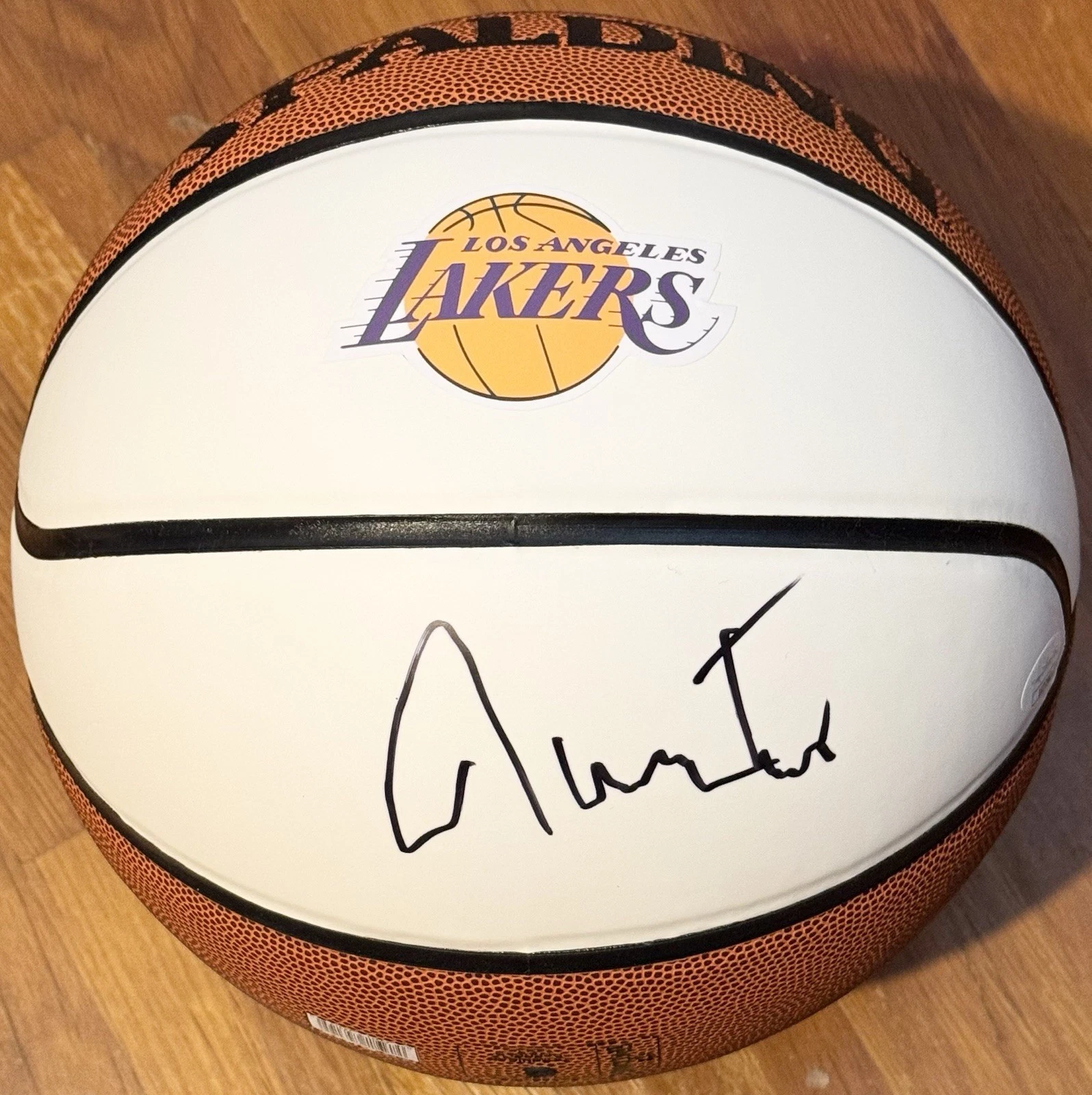 Jerry West Signed Autographed Los Angeles Lakers Logo Basketball The Logo JSA