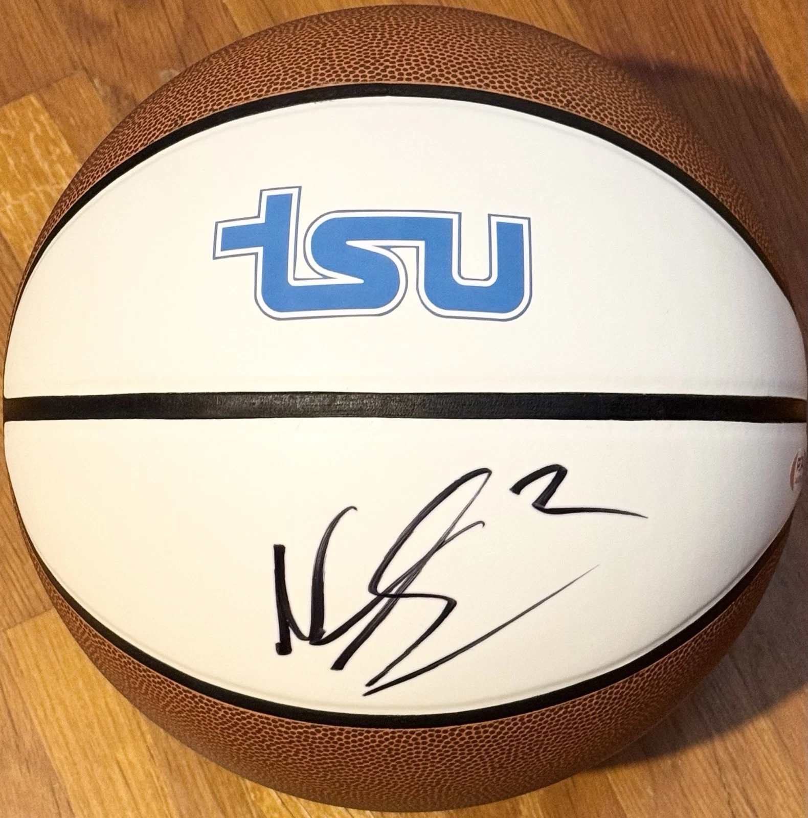 Nolan Smith Signed Autographed Tennessee State Tigers Logo Basketball PSA/DNA