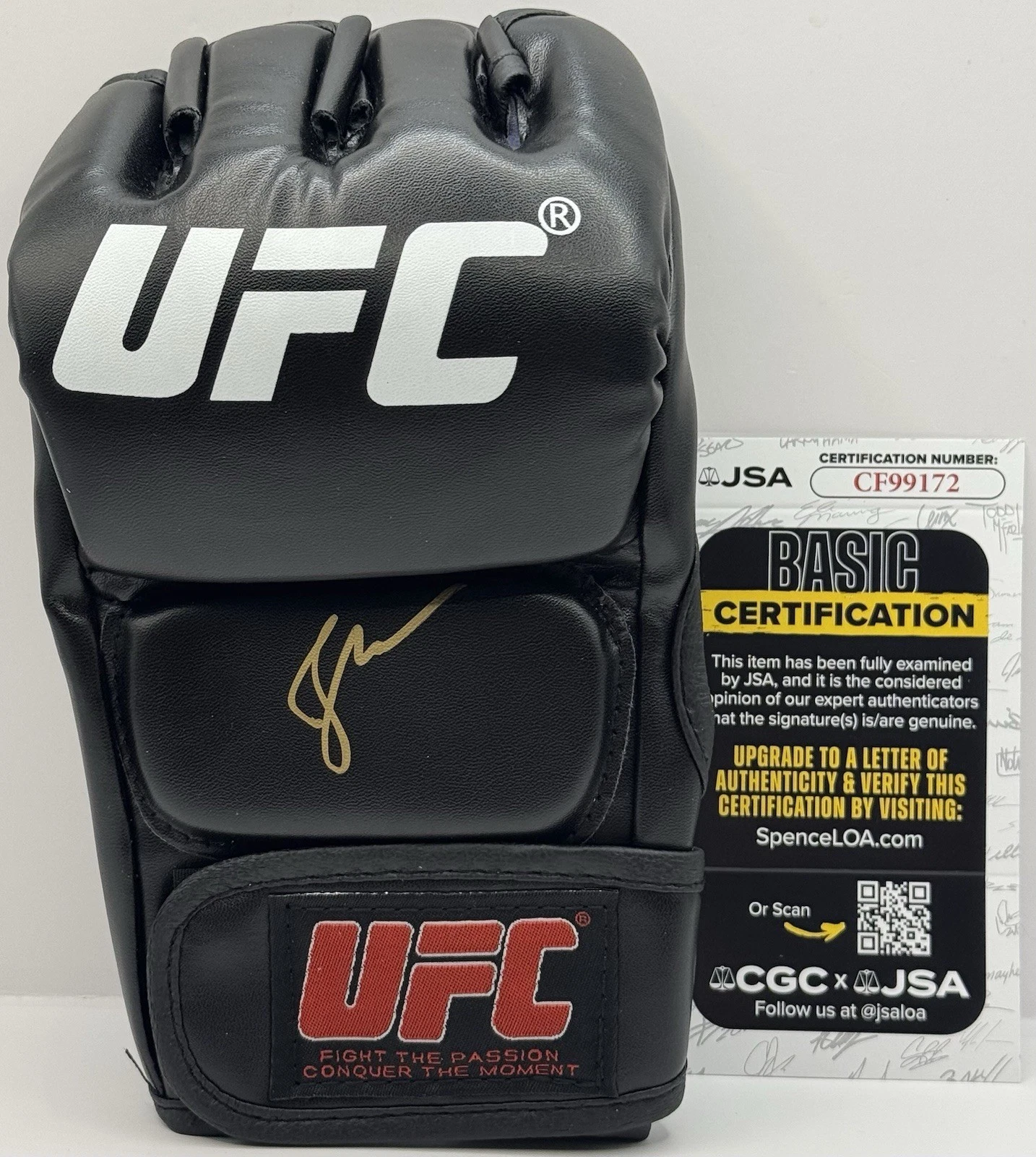 Johnny Walker Signed Autographed UFC Fight Glove JSA COA