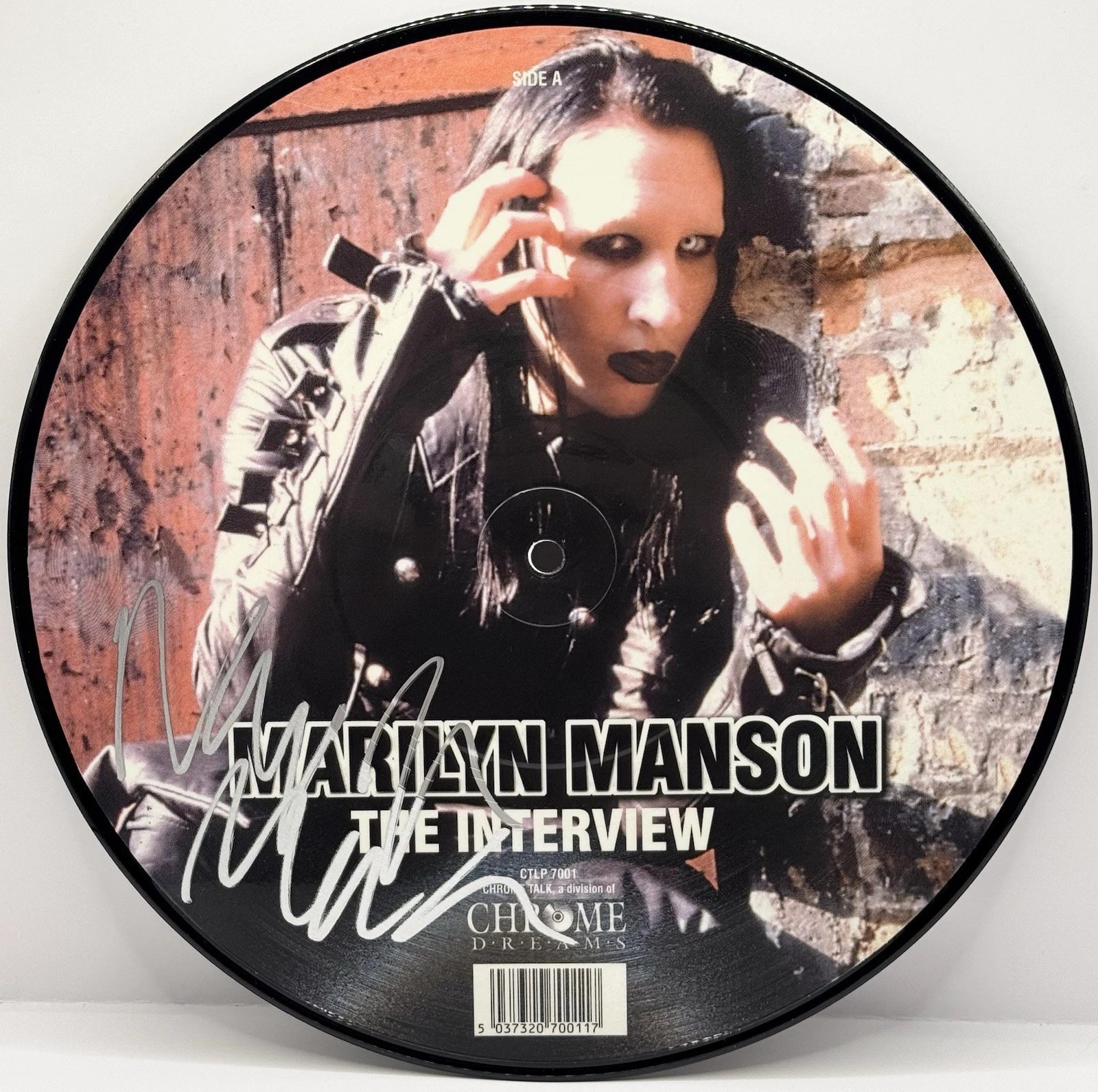 Marilyn Manson Signed Autographed The Interview Vinyl Album JSA COA