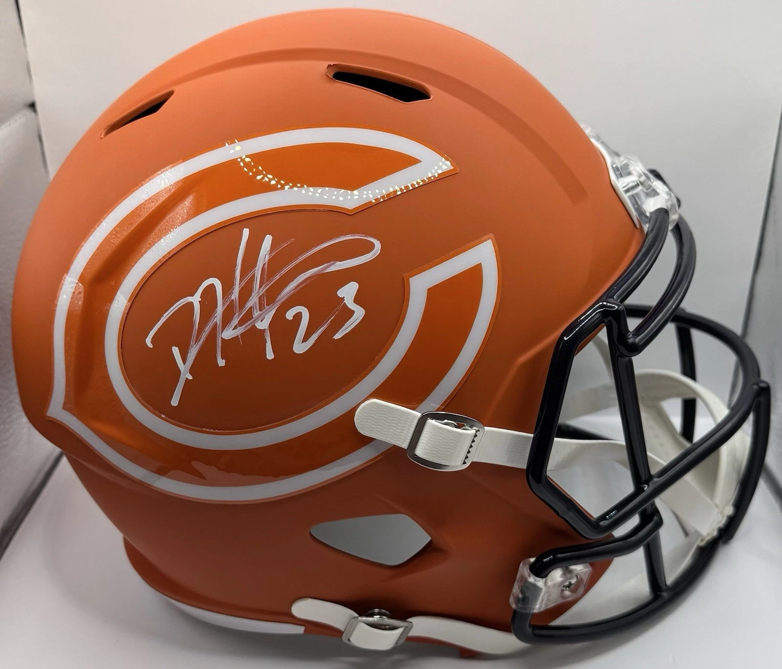 Devin Hester Signed Autographed AMP Full Size Chicago Bears Helmet PSA/DNA COA