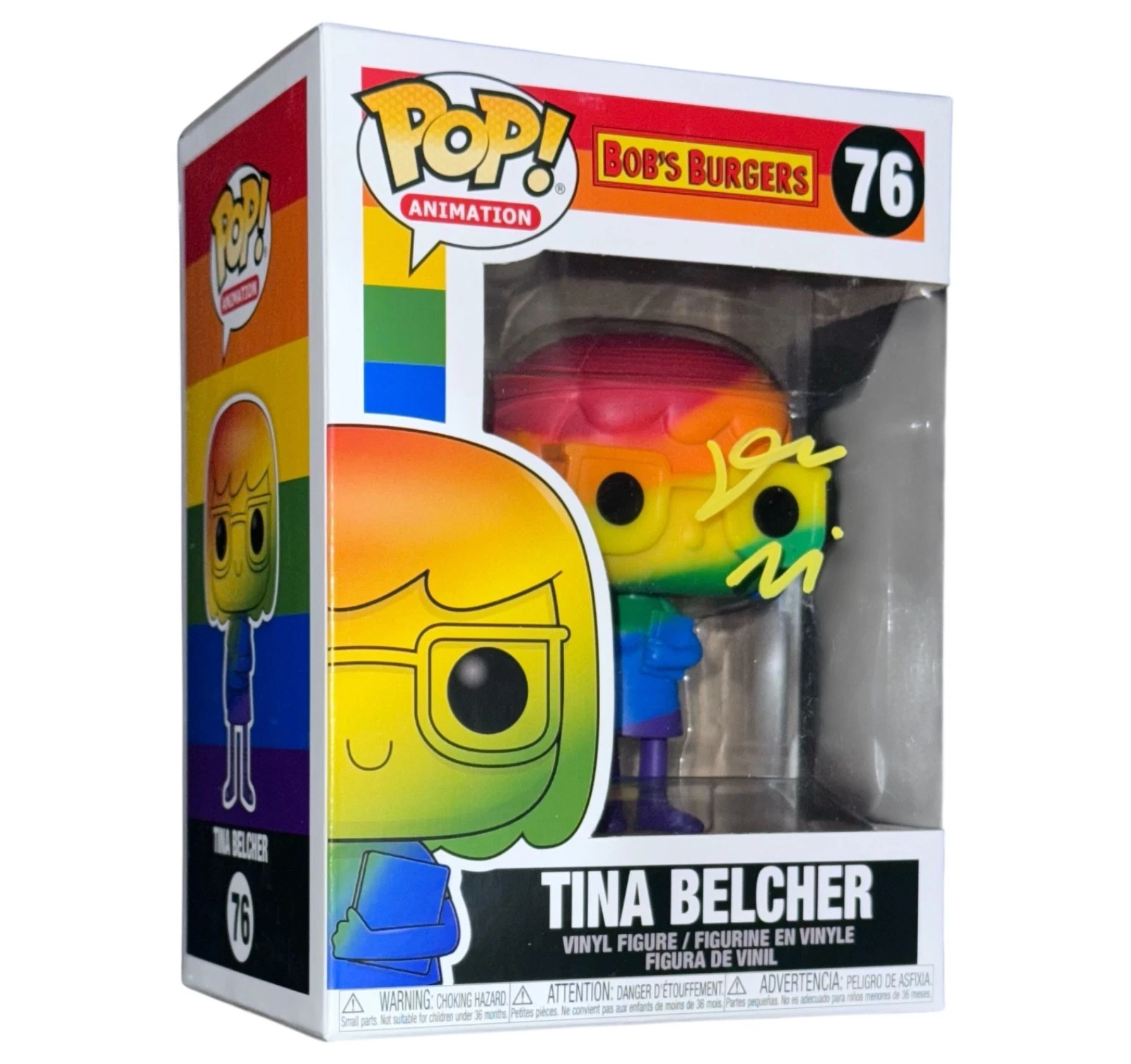 Dan Mintz Bob's Burgers Signed Autograph Tina Belcher Funko Pop #76 Beckett COA