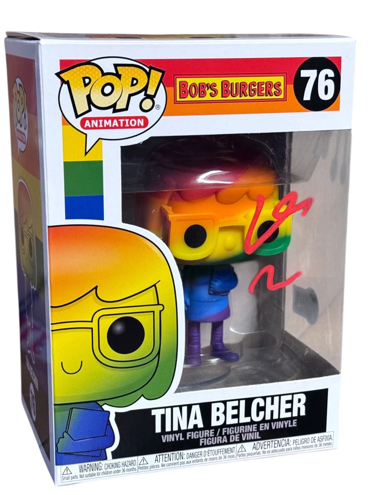 Dan Mintz Bob's Burgers Signed Autograph Tina Belcher Funko Pop #76 Beckett COA