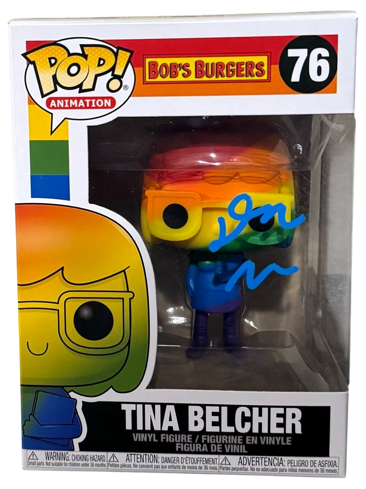 Dan Mintz Bob's Burgers Signed Autograph Tina Belcher Funko Pop #76 Beckett COA