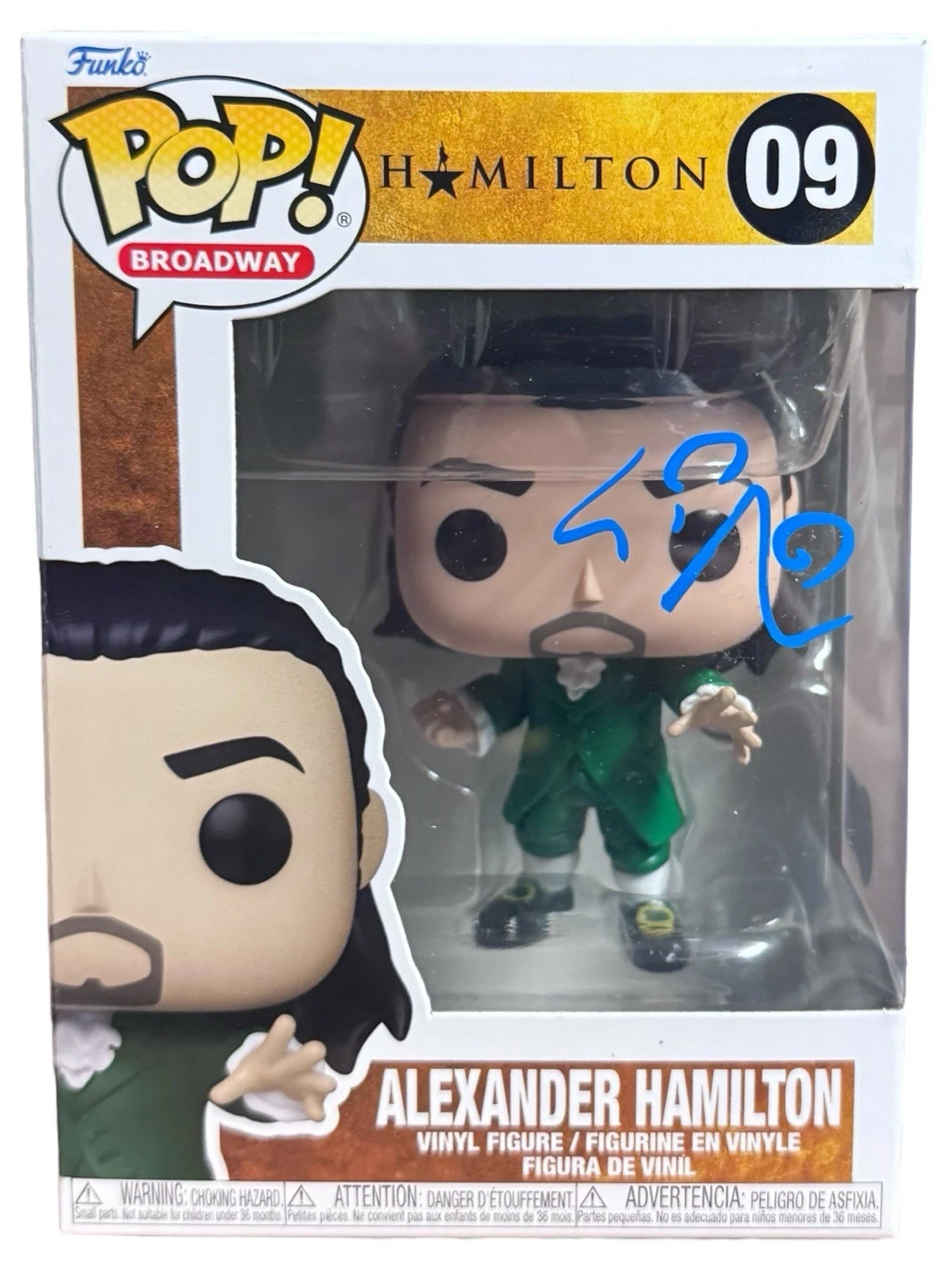 Lin-Manuel Miranda 'Hamilton' Signed Funko Pop Broadway 09 Autograph Beckett COA