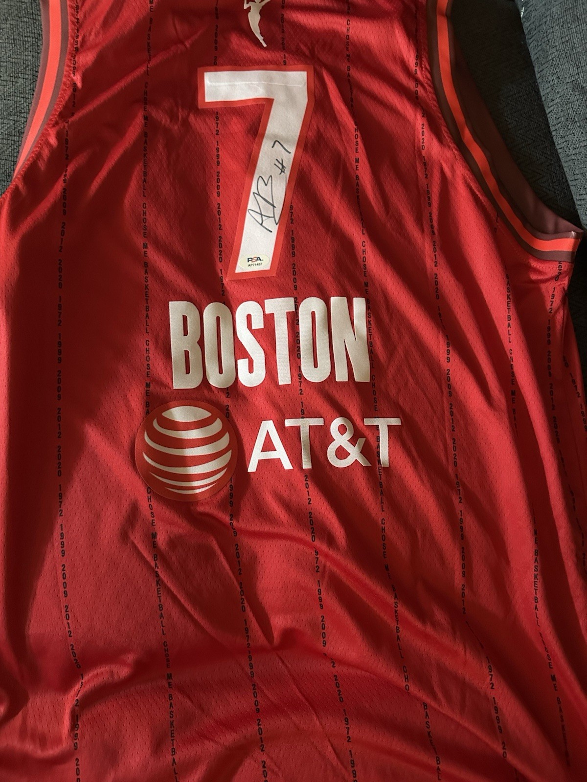 Aliyah Boston SIGNED Indiana Fever Stitched Jersey PSA Authenticated XL