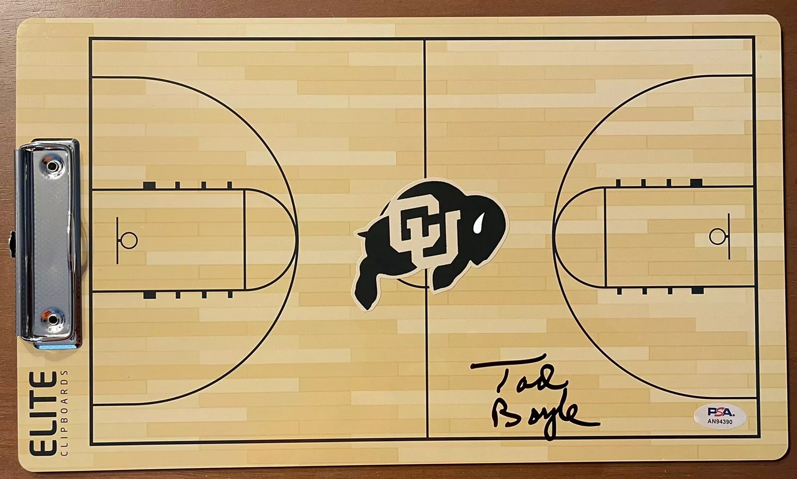TAD BOYLE SIGNED AUTOGRAPHED COLORADO BUFFALOES COACHES CLIPBOARD PSA/DNA COA COLLECTIBLE MEMORABILIA