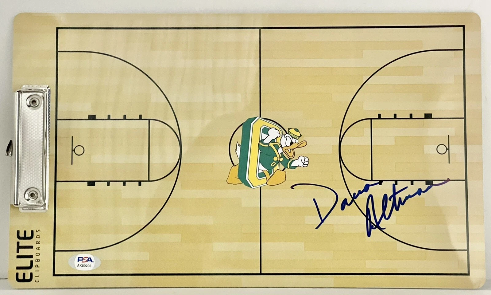 Dana Altman Signed Autographed Oregon Ducks Coaches Clipboard PSA/DNA