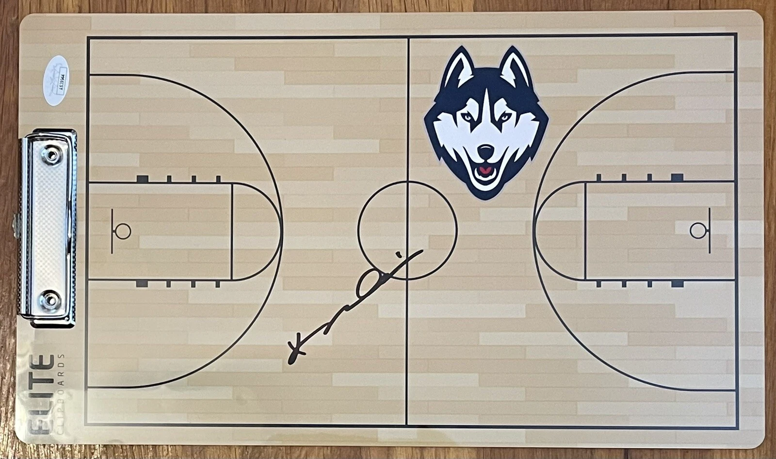 Kevin Ollie Signed Autographed UConn Huskies Coaches Clipboard JSA COA