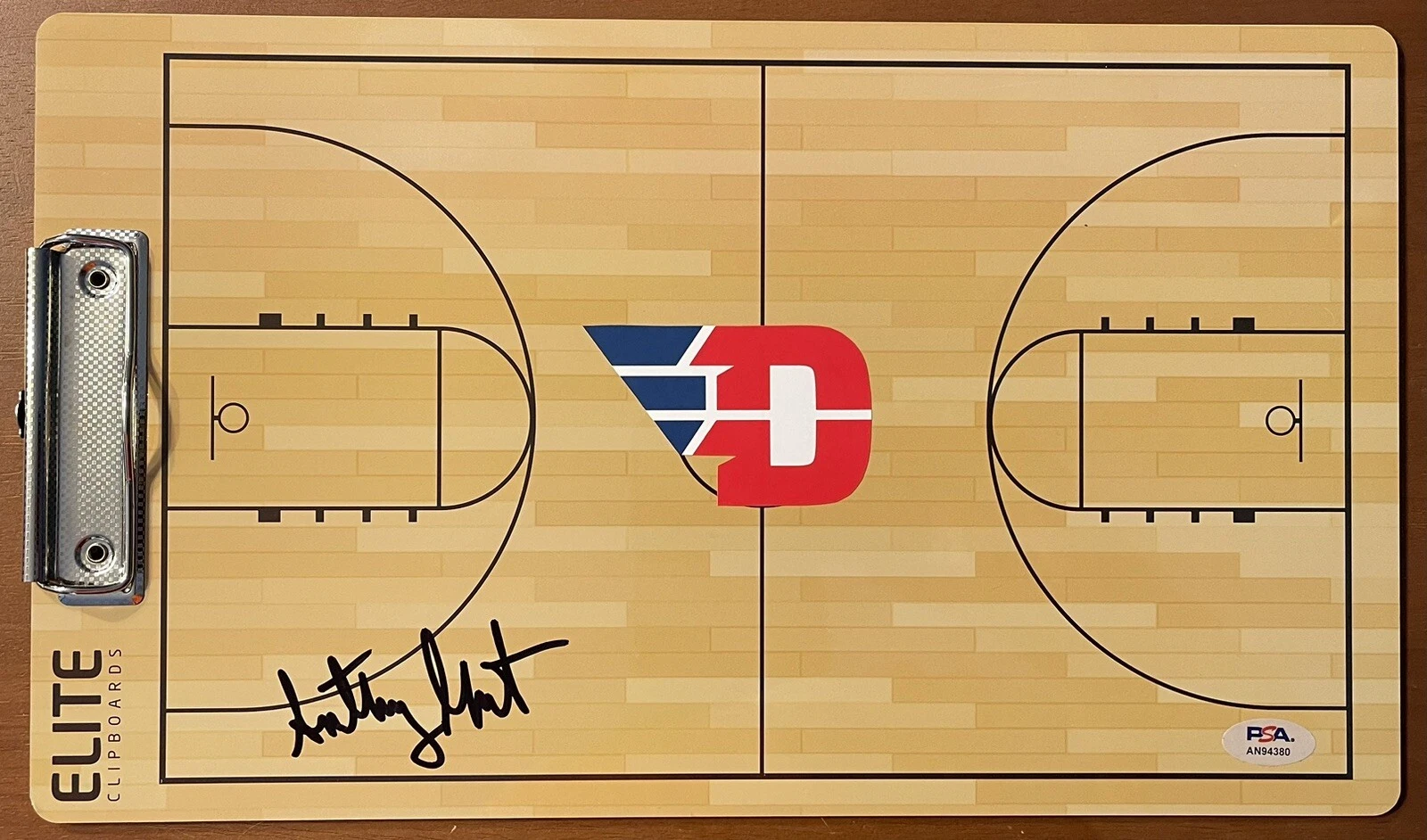 Anthony Grant Signed Autographed Dayton Flyers Coaches Clipboard PSA/DNA Coa