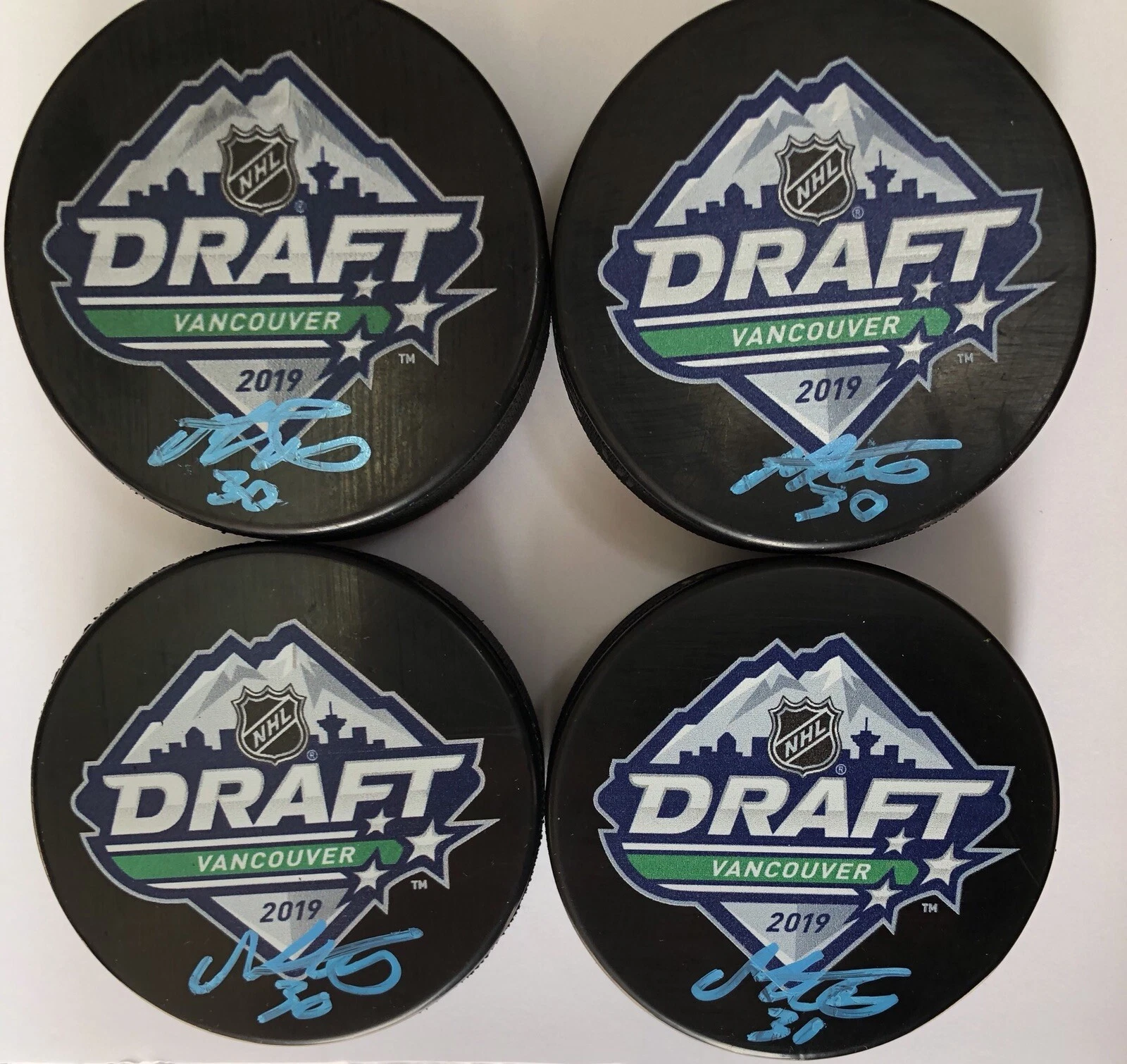 Mads Sogaard 2019 NHL Draft Puck 1st Round Pick Top Prospects PSA/DNA