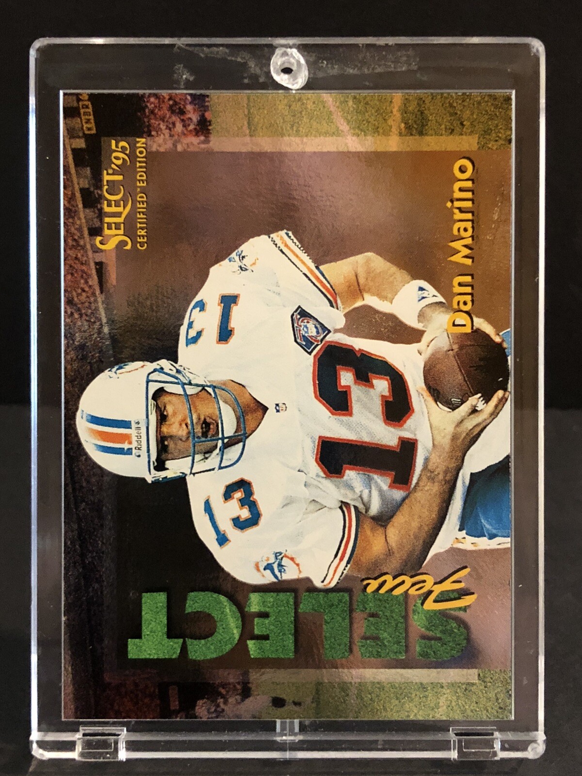 1995 SELECT CERTIFIED SELECT FEW #1 DAN MARINO 1 OF 1028