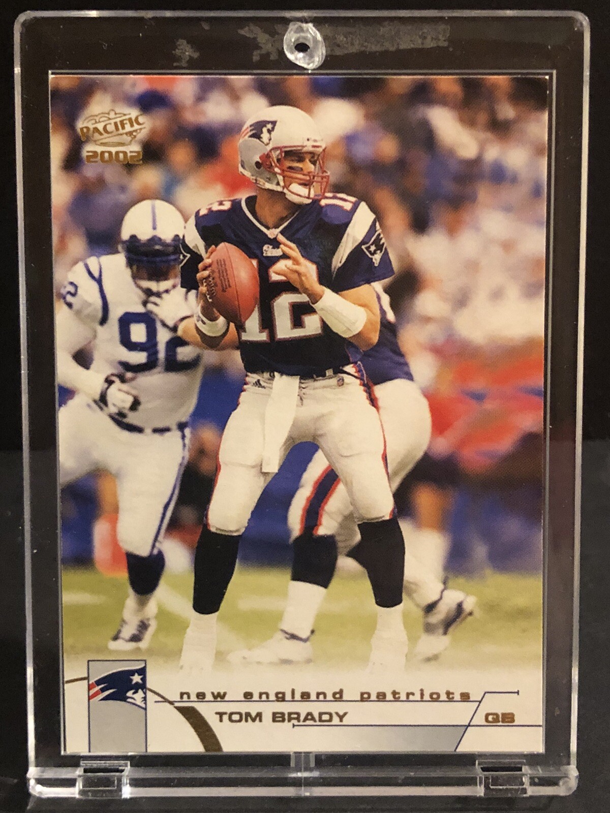 2002 PACIFIC #258 TOM BRADY NEW ENGLAND PATRIOTS CHAMPION MVP MINT
