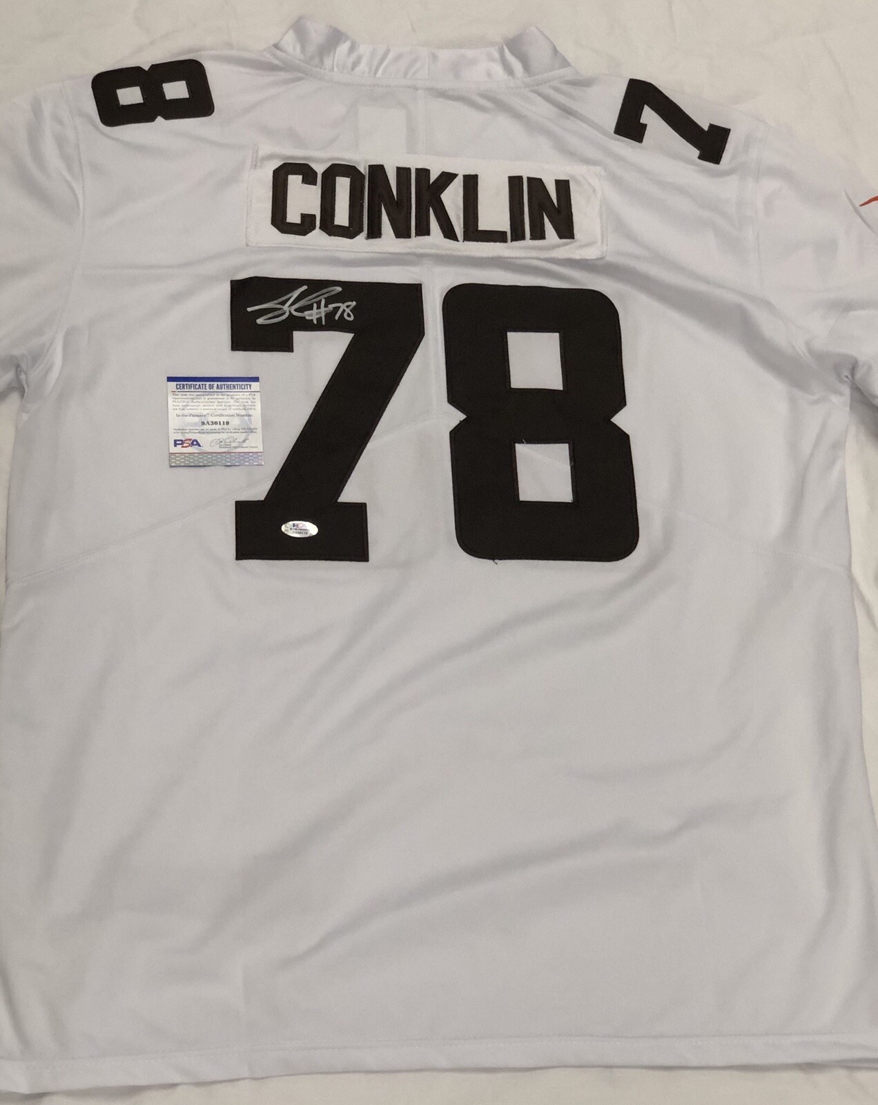 Jack Conklin Signed Autographed Cleveland Browns Jersey Psa/Dna