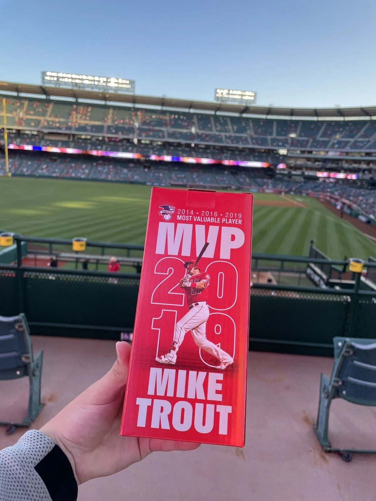 Mike Trout 3x Mvp (1) Bobblehead 4/2/21 Giveaway BRAND NEW IN HAND ~ 5 Available