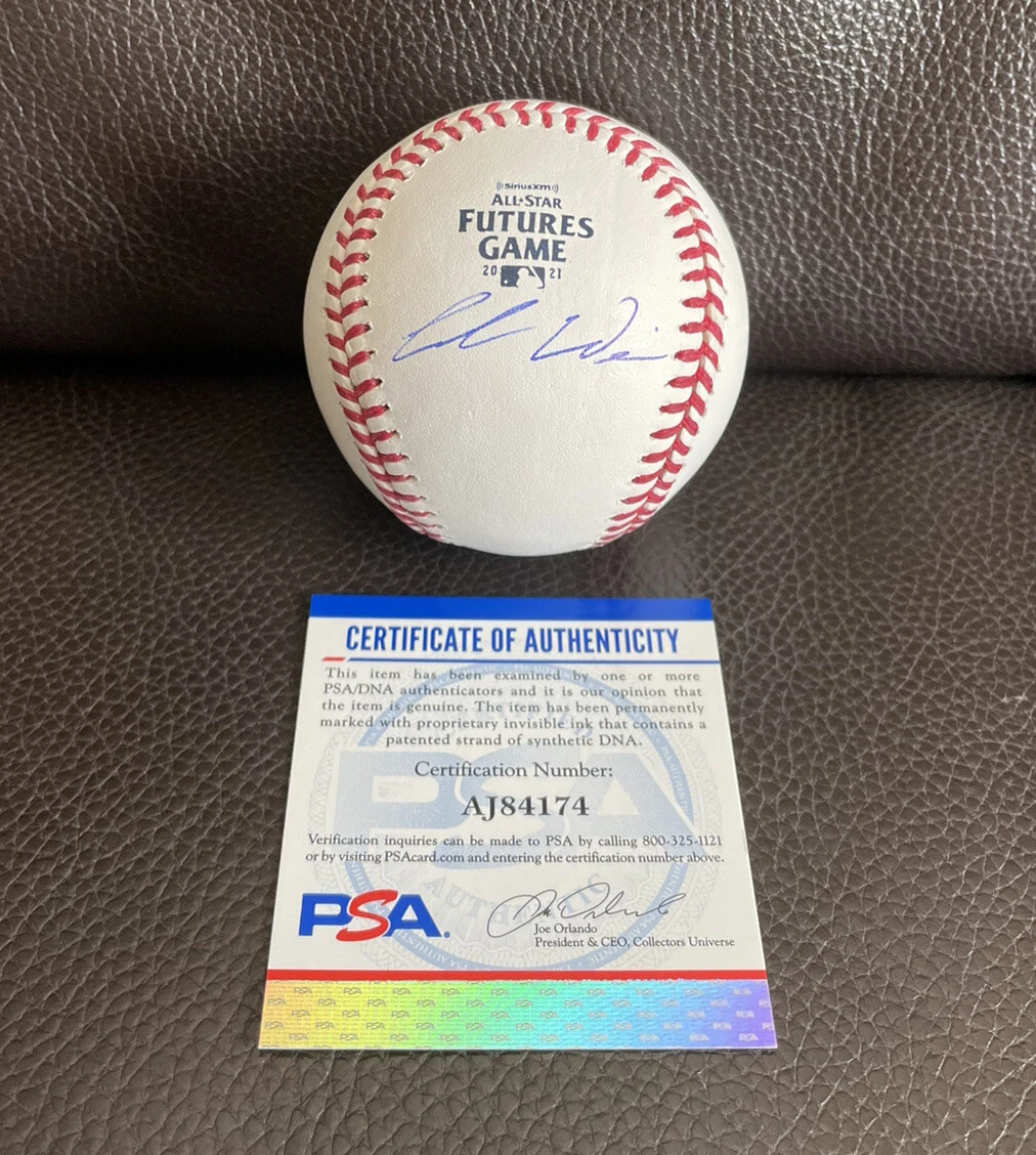 Cole Winn Signed Official 2021 All Star Futures Game Baseball Psa/Dna Coa