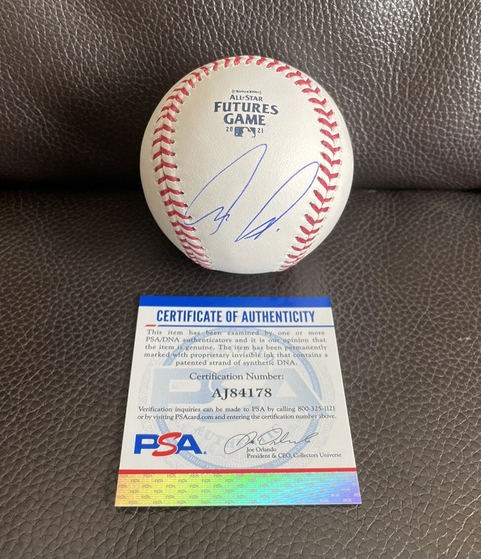 Luis Medina Signed Official 2021 All Star Futures Game Baseball Psa/Dna Coa
