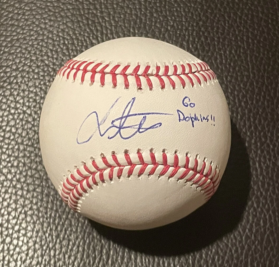 Luke Williams Signed Official MLB Baseball Inscribed “Go Dolphins!!” Phillies