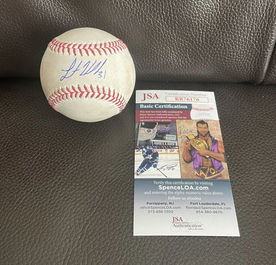 LaMonte Wade Jr signed GAME USED MLB Baseball + JSA Coa San Francisco Giants
