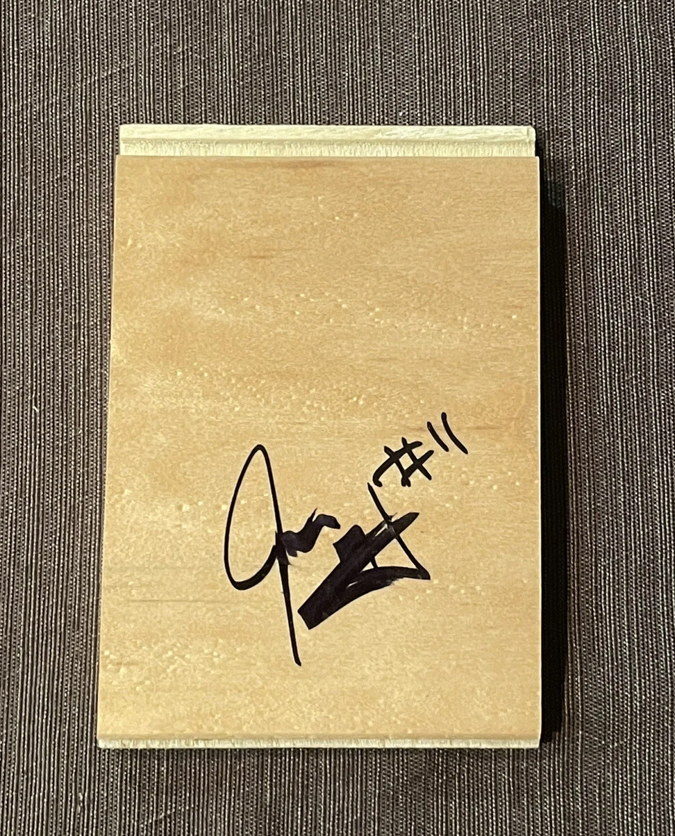 Jrue Holiday Signed Floorboard Milwaukee Bucks