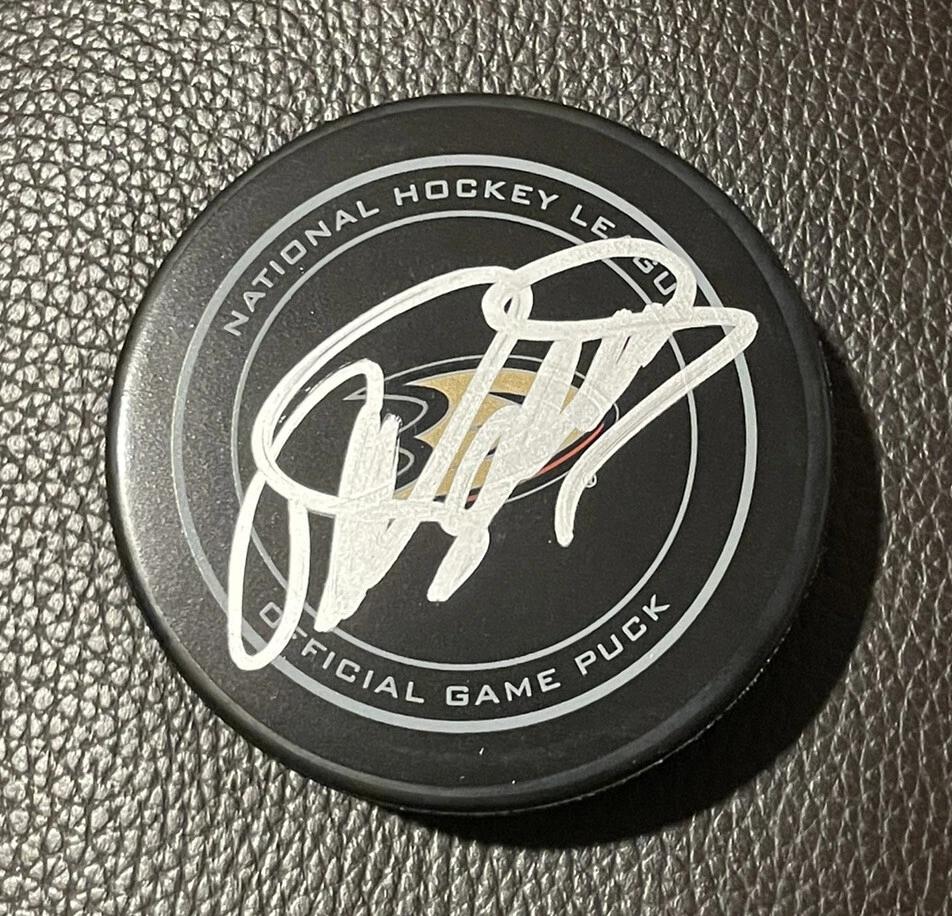 Teemu Selanne Signed Official Anaheim Ducks Game Puck