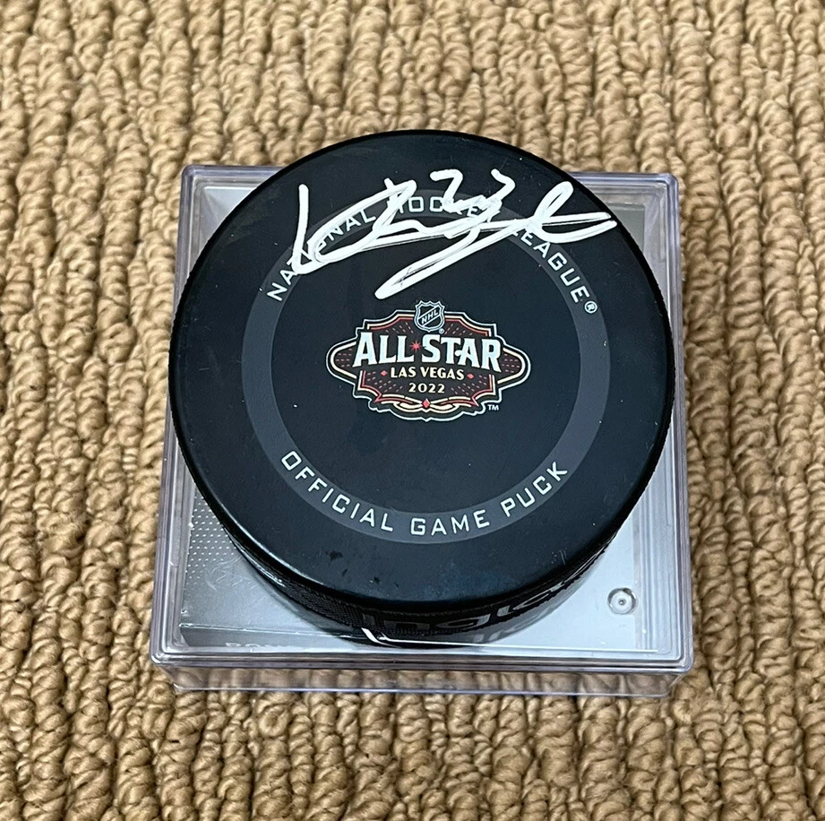 Lucas Raymond Signed Official 2022 NHL All Star Game Puck Las Vegas