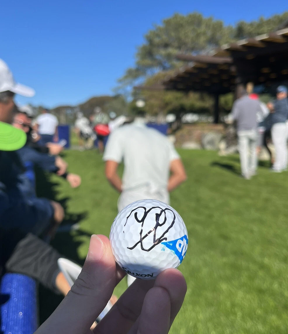 Cameron Champ SIGNED + 2022 Farmers Insurance Open Tournament Used Golf Ball