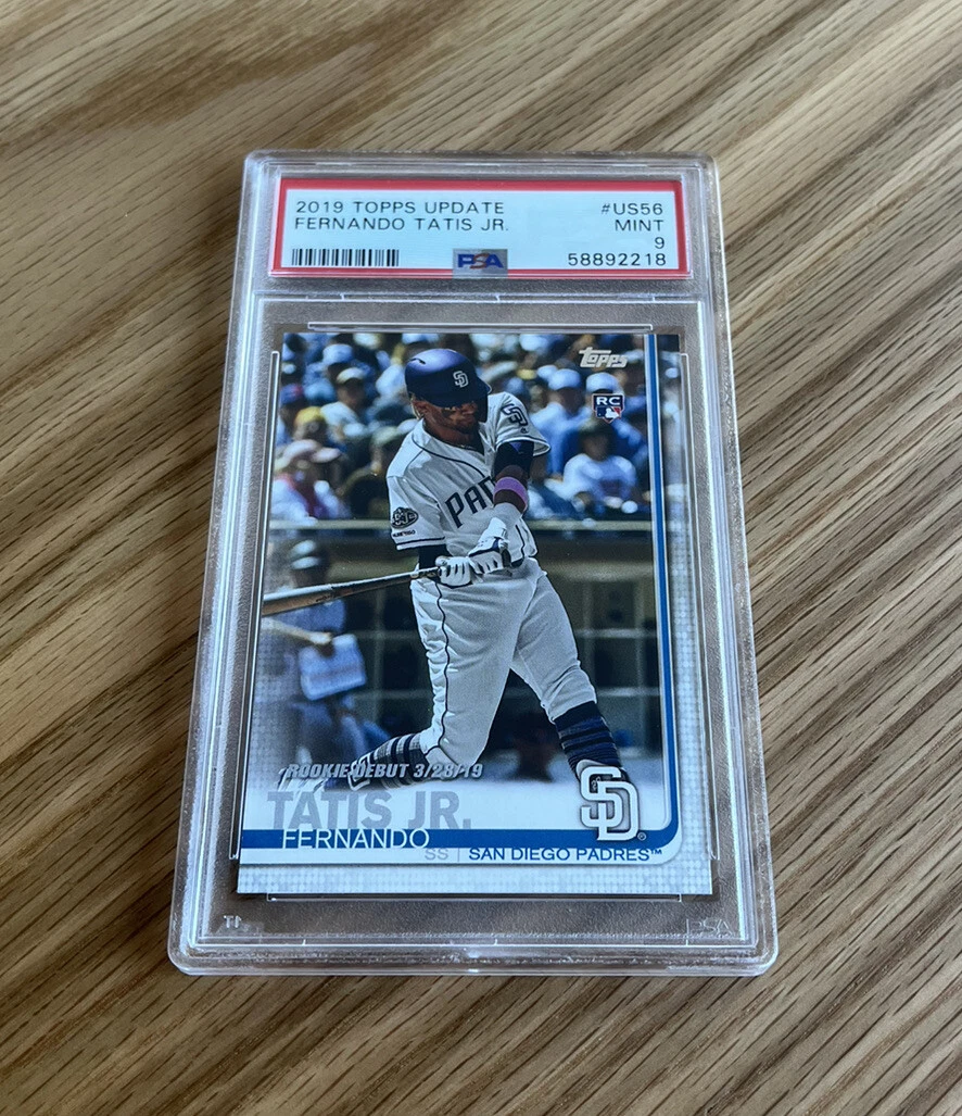 Fernando Tatis Jr 2019 Topps Update Rookie Card #US56 Psa/Dna MINT 9