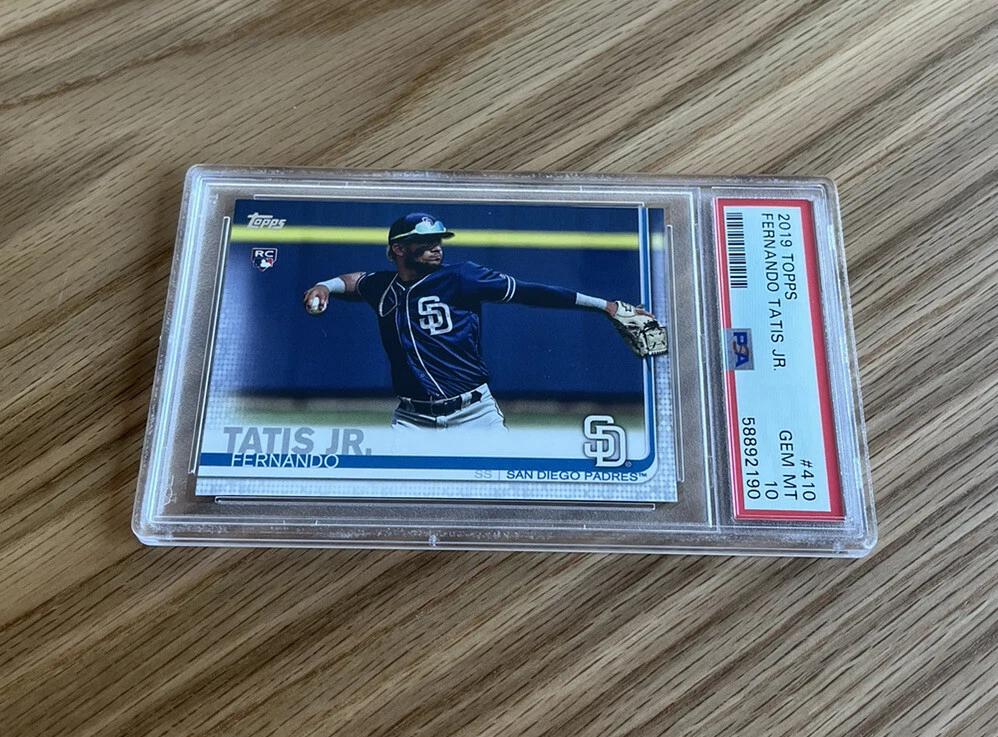 Fernando Tatis Jr 2019 Topps Rookie Card #410 Psa/Dna GEM MINT 10 SD Padres