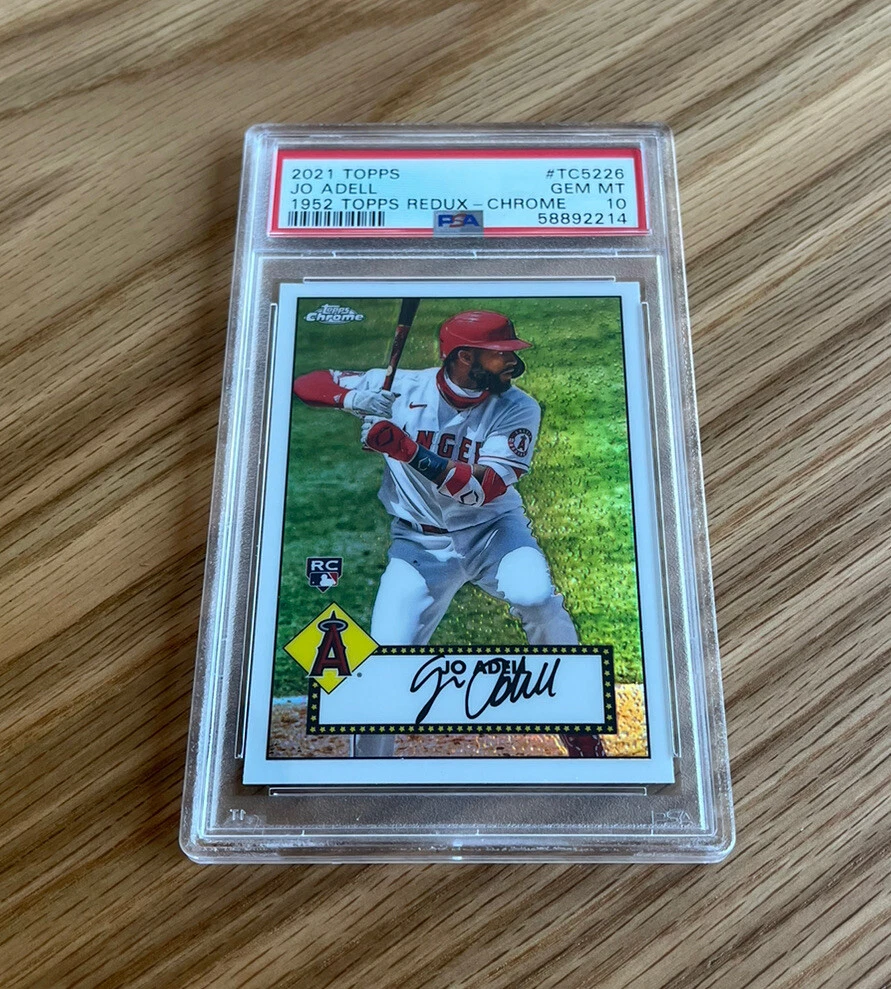 Jo Adell 2021 Topps 1952 Topps Redux-Chrome Psa/Dna GEM MINT 10 LA Angels