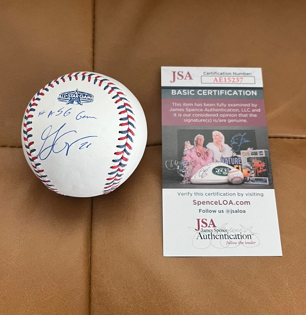 Garrett Cooper Signed Official 2022 All Star Game Baseball “1st Asg” + JSA Coa