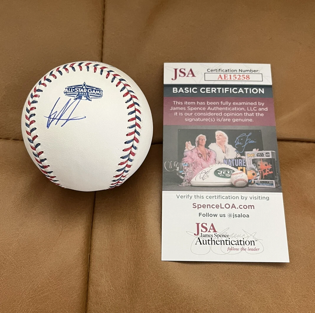 Gregory Soto Signed Official 2022 All Star Game Baseball JSA Coa Detroit Tigers