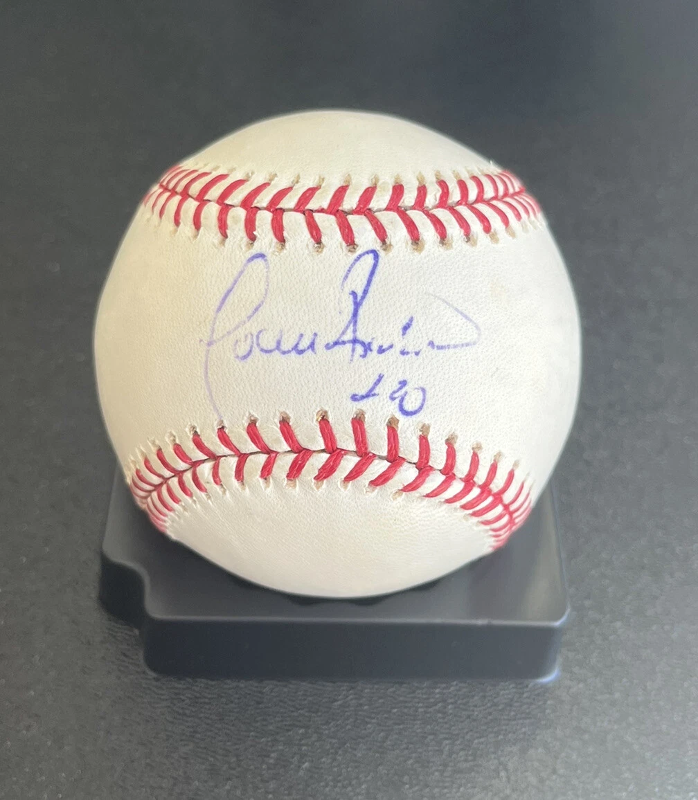 Juan Rivera Signed Autograph Official Major League Baseball Angels