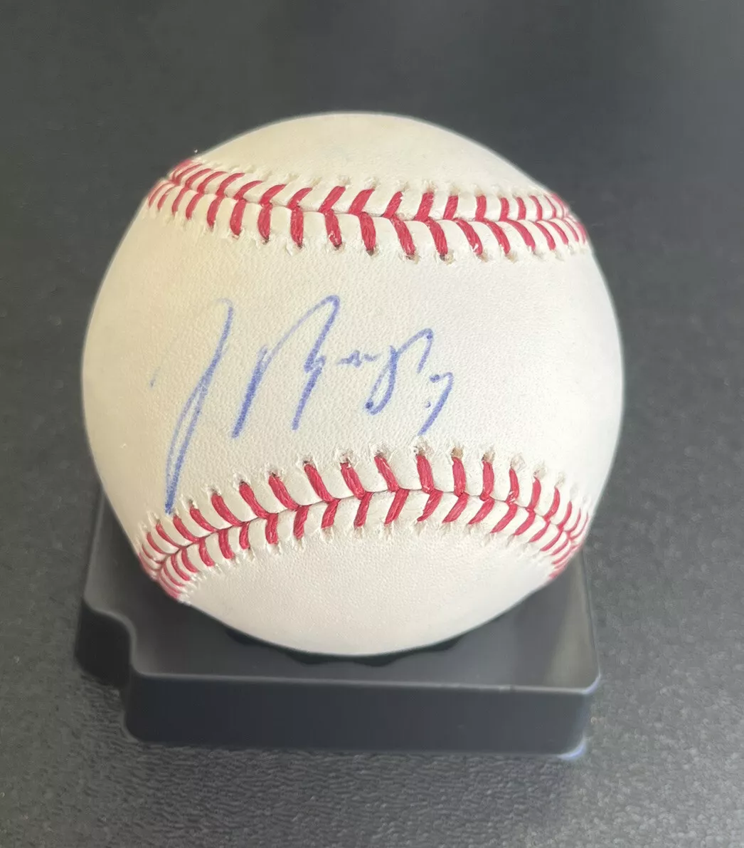 Jose Reyes Signed Autograph Official Major League Baseball New York Mets
