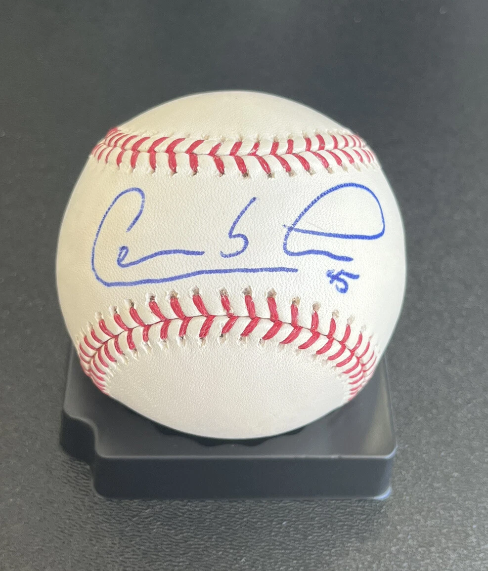 Carlos Lee Signed Autograph Official Major League Baseball