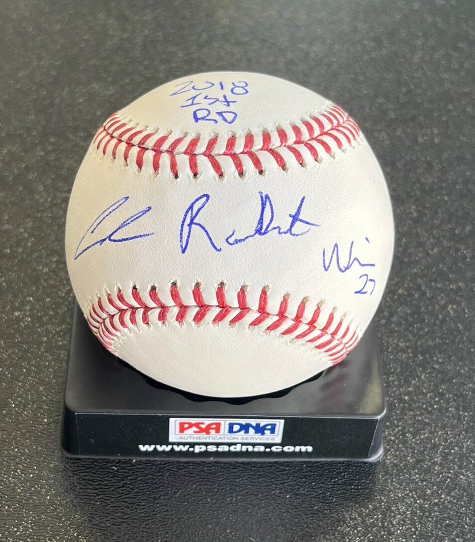 Cole Winn Signed Auto Official MLB Baseball Full Name “2018 1st RD” Psa/Dna Coa