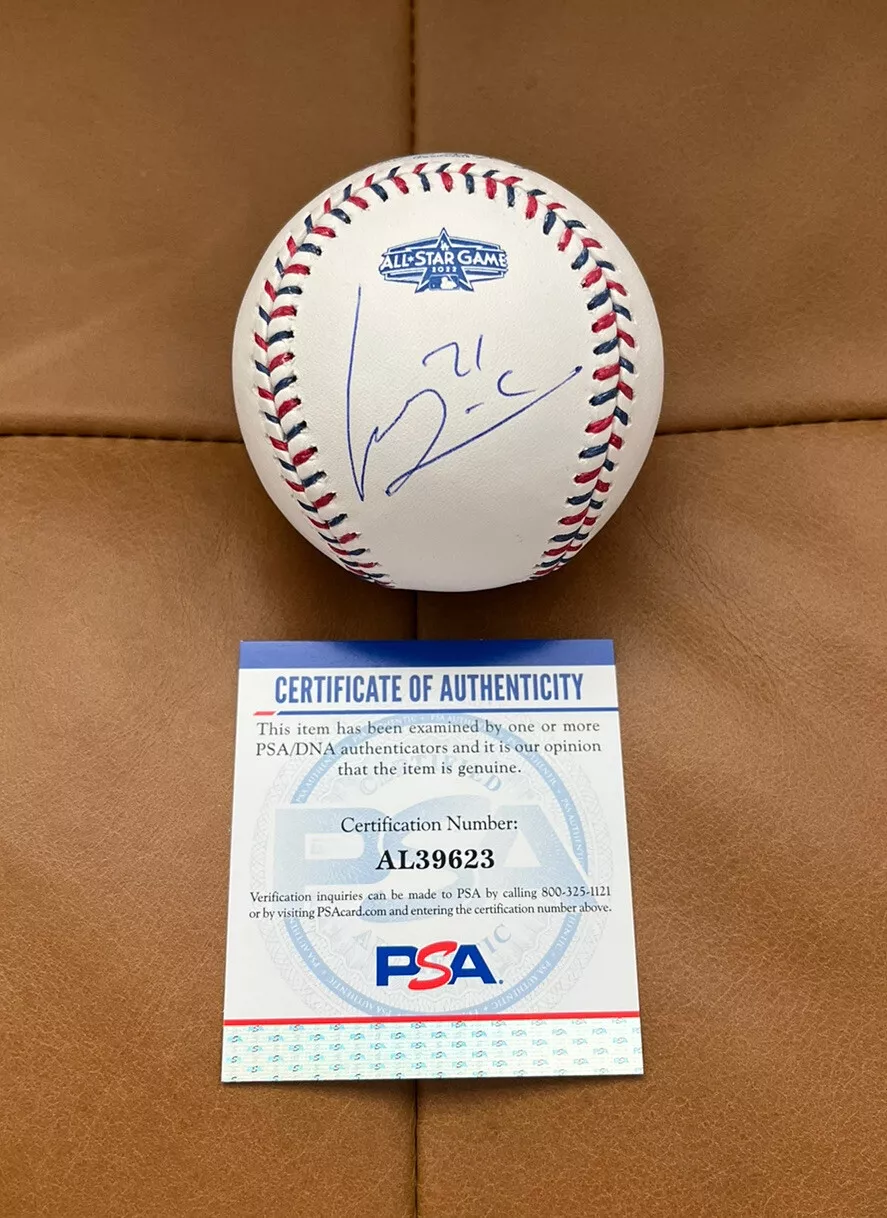 Luis Castillo Signed Official 2022 All Star Game Baseball Psa/Dna Coa Mariners