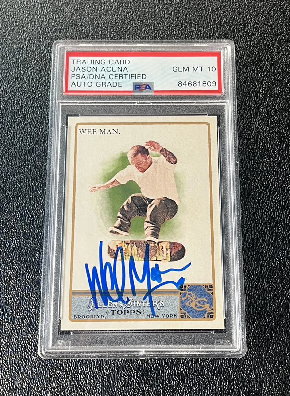 Wee Man Signed 2011 Topps Allen & Ginter Rookie Card #272 Psa GEM MINT 10 AUTO