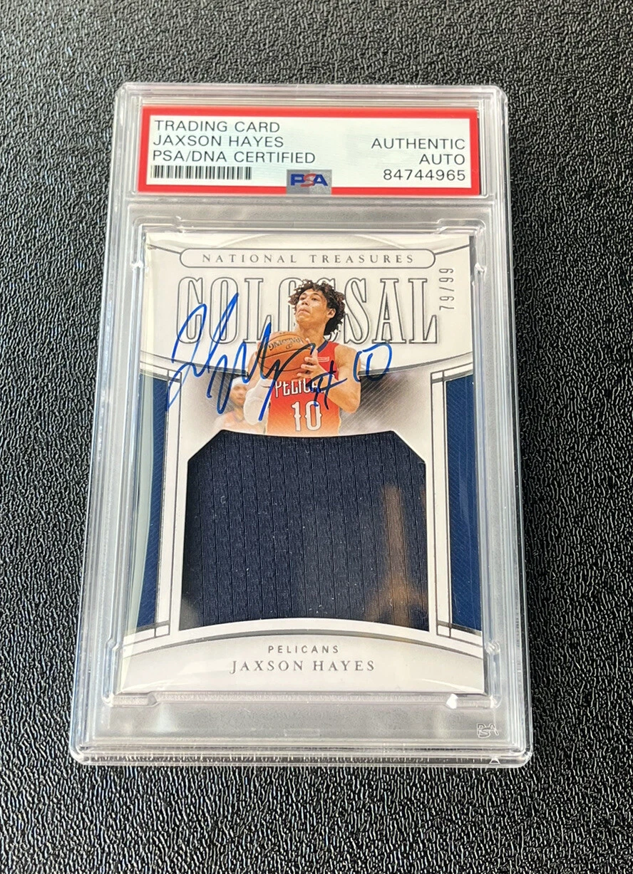 Jaxson Hayes Signed 2019 National Treasures Colossal /99 NT RPA Psa/Dna Slab RC