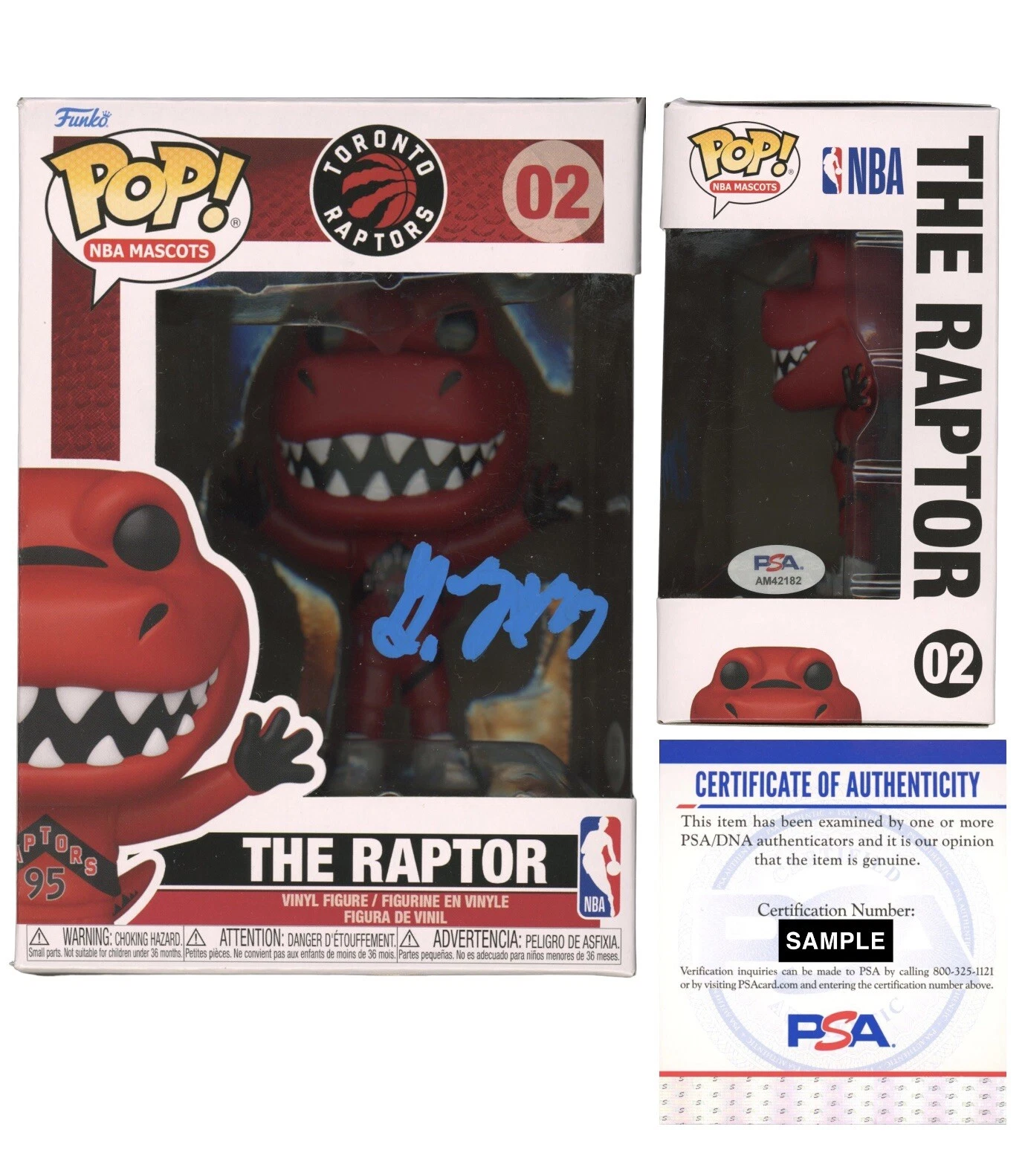Gary Trent Jr. Signed Autograph NBA The Raptor Funko Pop #02 Psa/Dna Coa Raptors