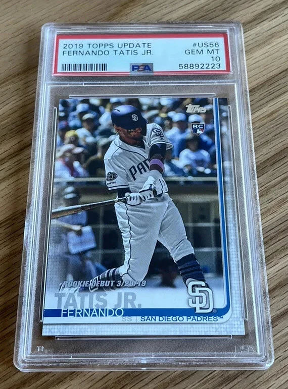 Fernando Tatis Jr 2019 Topps Update Rookie Card #US56 Psa/Dna GEM MINT 10
