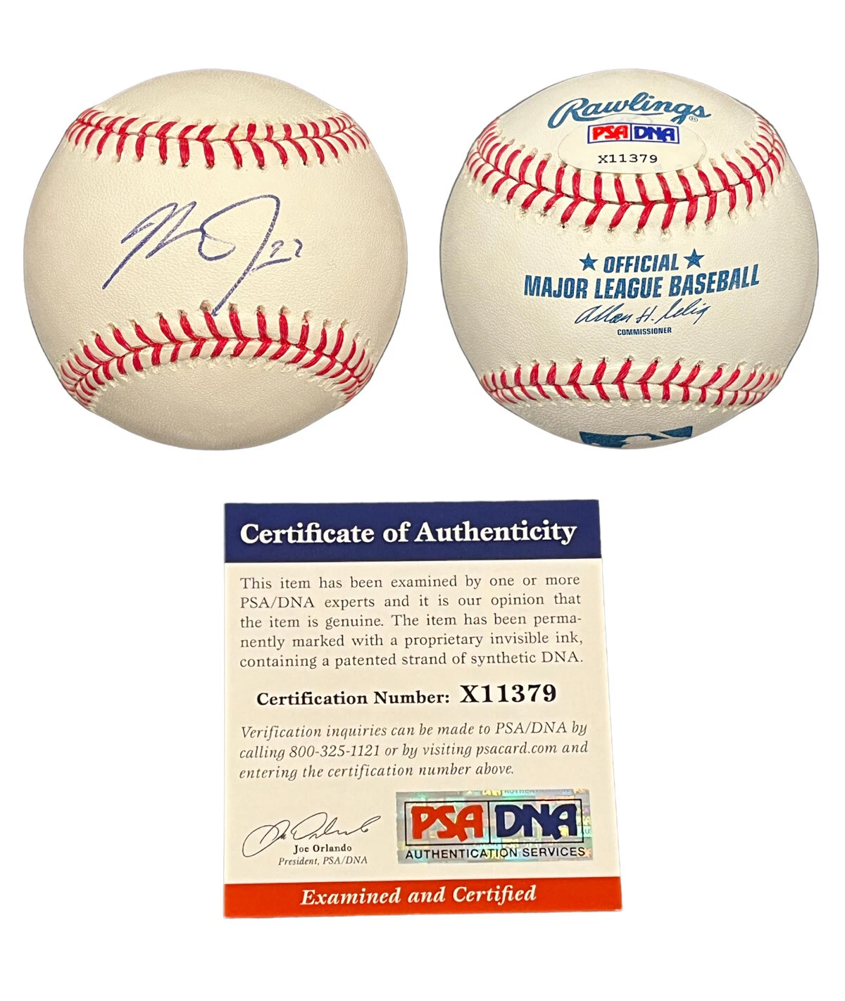 Mike Trout Signed Autographed Official MLB Baseball Psa/Dna Coa Rookie Auto Sig